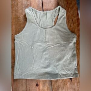 Women's Sage Green Racerback Tank Top
